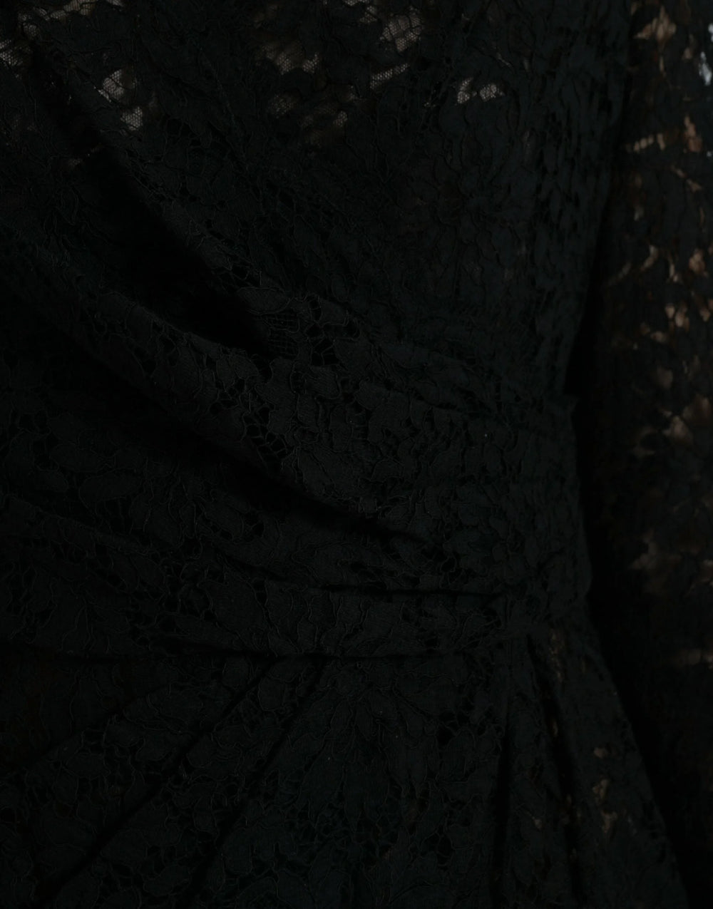 Dolce & Gabbana Black Bodycon Lace Cotton Sheath Mini Dress - IT46|XL - Dresses