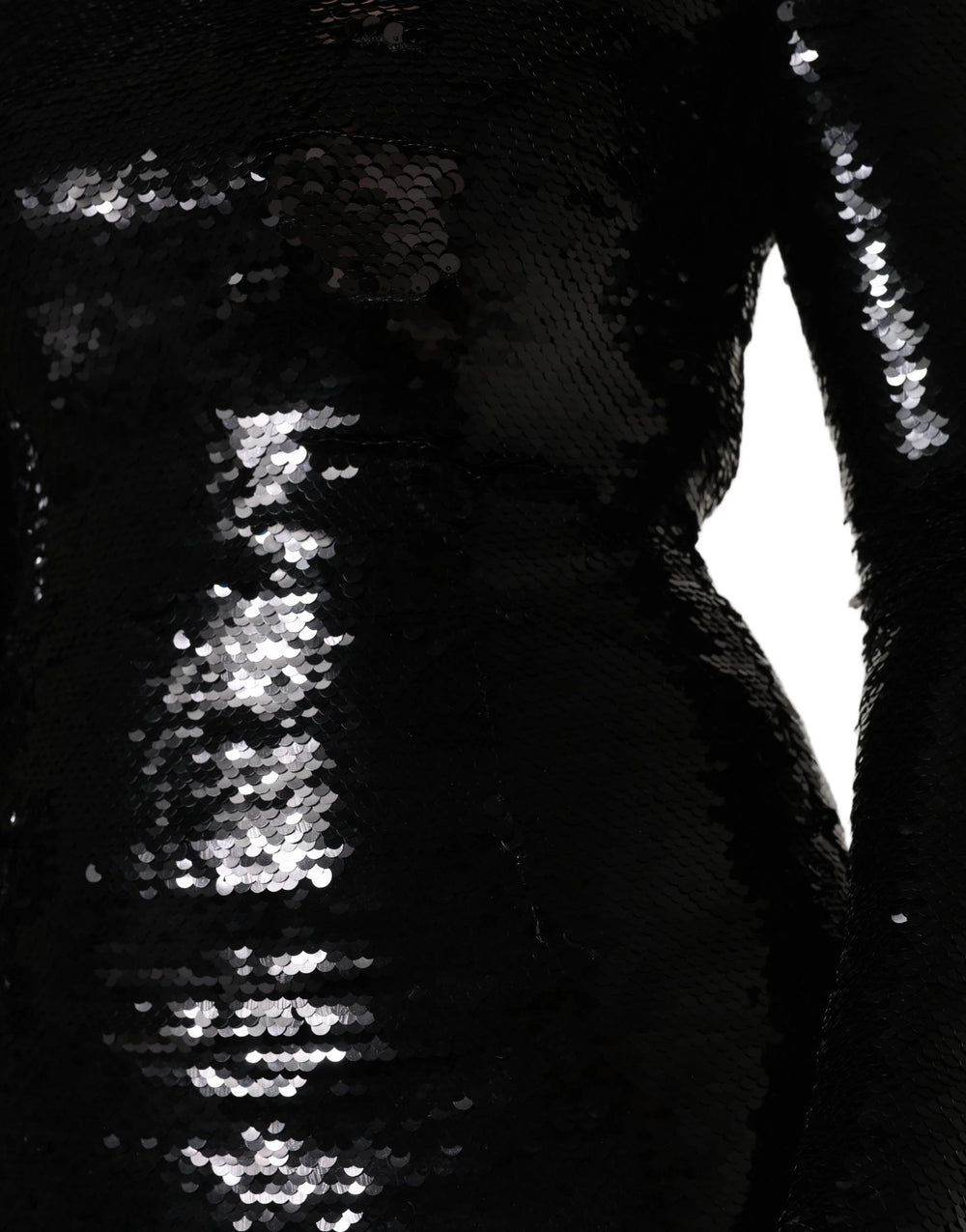Dolce & Gabbana Black Bodycon Mermaid Sequinned Gown Dress - IT42|M