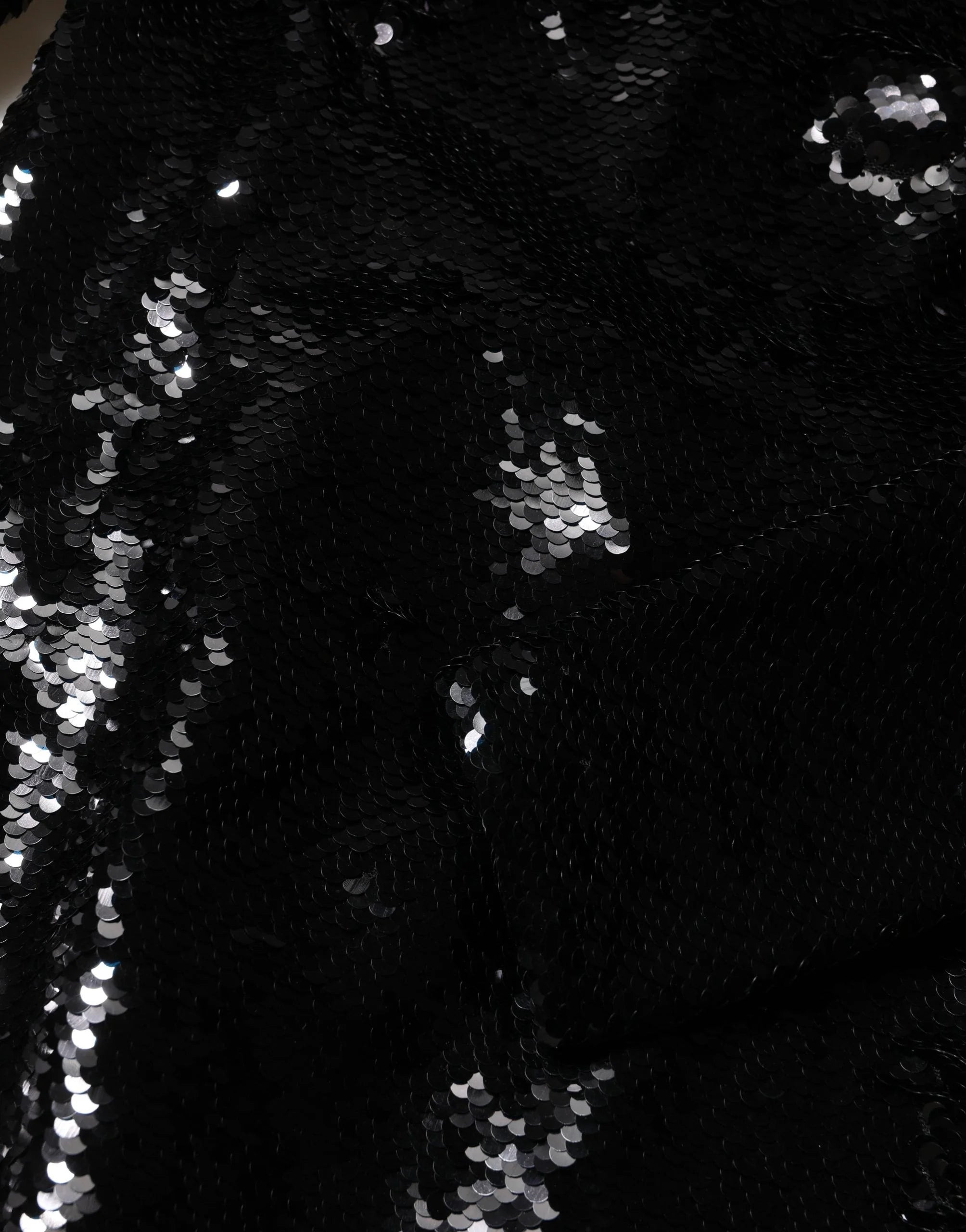 Dolce & Gabbana Black Bodycon Mermaid Sequinned Gown Dress - IT42|M