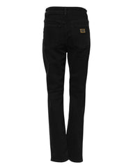 Dolce & Gabbana Black Boyfriend Cotton Flared Denim Jeans - IT38 | XS - Jeans