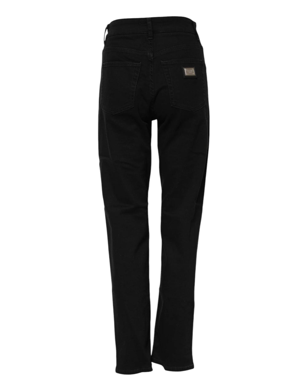 Dolce & Gabbana Black Boyfriend Cotton Stretch Denim Jeans - IT42|M