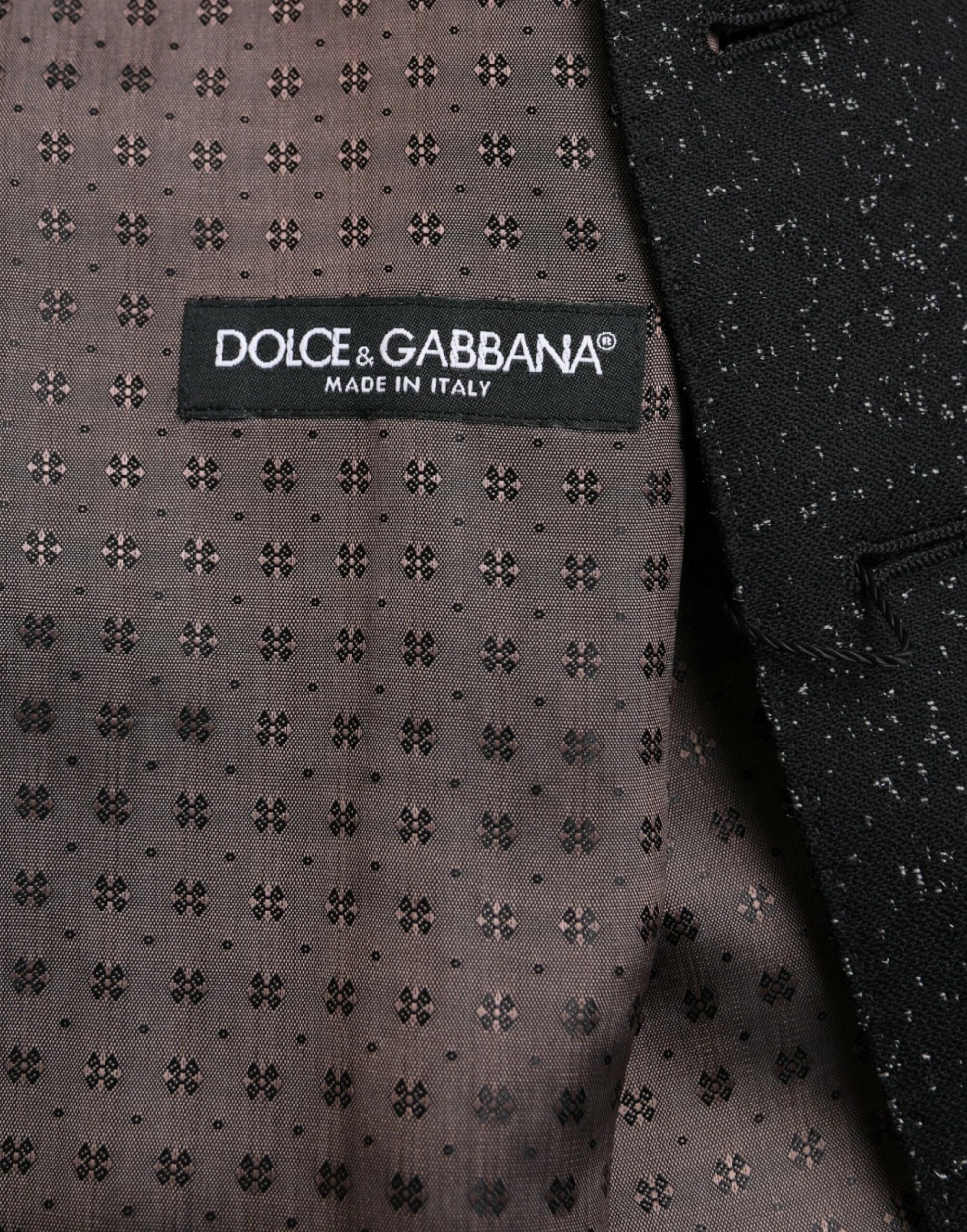 Dolce & Gabbana Black Brown Silk Waistcoat Dress Formal Vest - IT48 | M - Vests