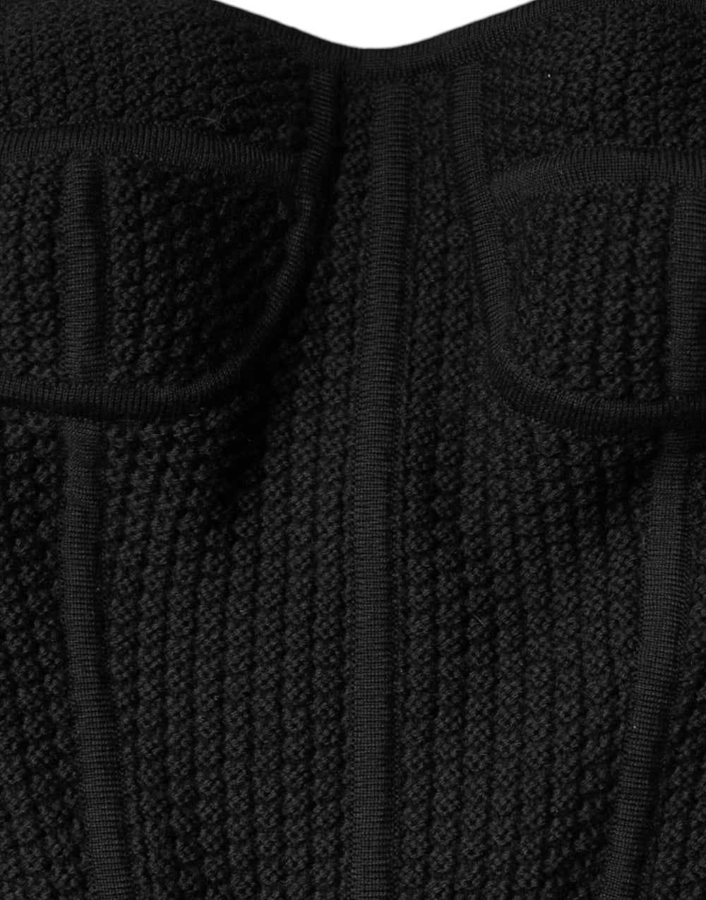 Dolce & Gabbana Black Bustier Sleeveless Corset Blouse Top - IT40|S - Tank Tops