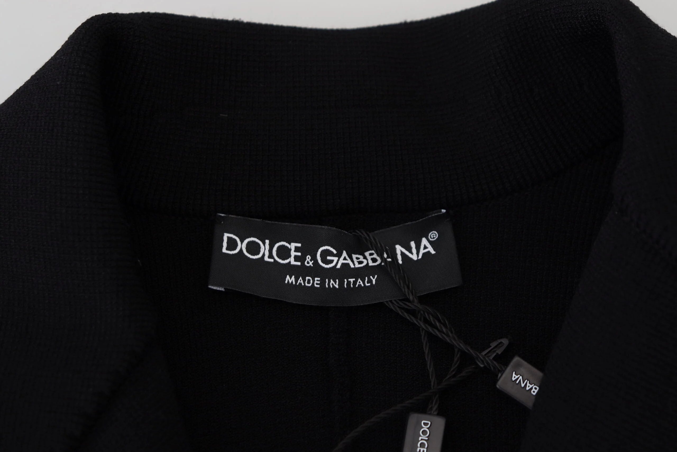 Dolce & Gabbana Black Button Cardigan Blazer Viscose Jacket - IT38 | XS - Coats & Jackets