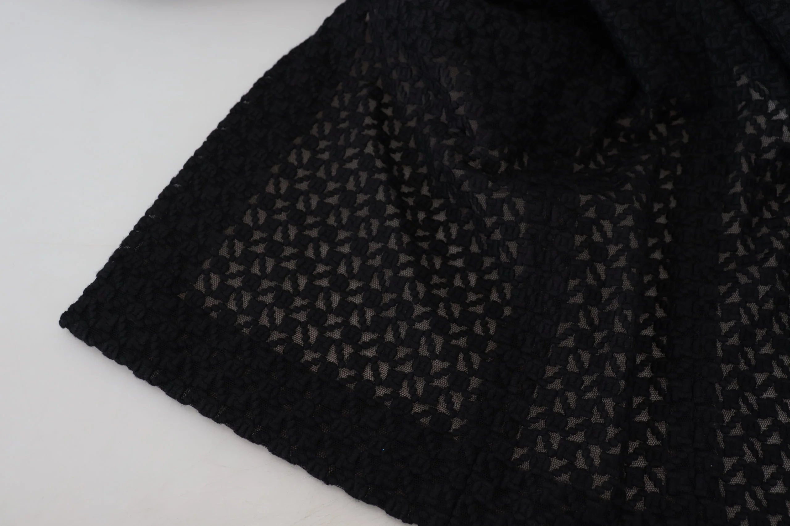 Dolce & Gabbana Black Button Down Long Blazer Cotton Jacket - IT40|S - Overcoats