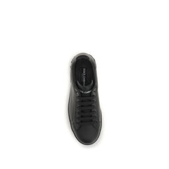 Baskets basses Bos Taurus en veau noir Dolce & Gabbana
