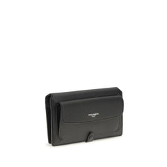 Dolce & Gabbana Black Calf Leather Bos Taurus Shoulder Bag