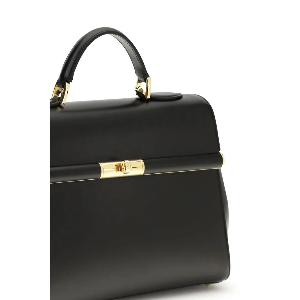 Sac bandoulière en veau noir Bos Taurus Dolce & Gabbana