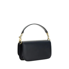 Dolce & Gabbana Black Calf Leather Bos Taurus Shoulder Bag