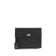 Dolce & Gabbana Schwarze Kalbsleder-Umhängetasche