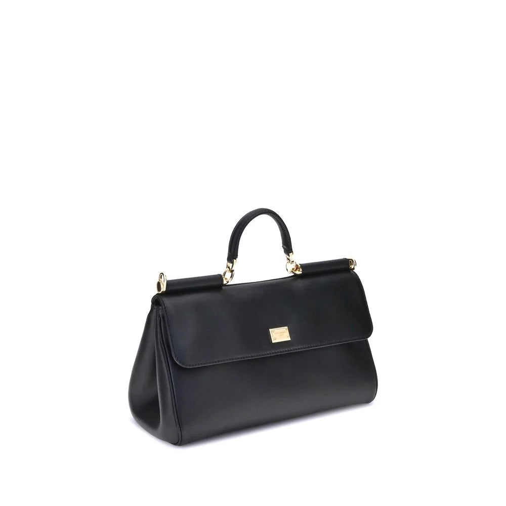 Dolce & Gabbana Sac Bandoulière en Calfskin Noir Bos Taurus - Sacs Bandoulière