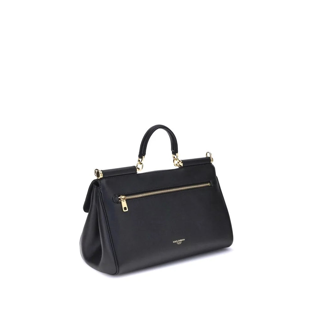 Dolce & Gabbana Sac Bandoulière en Calfskin Noir Bos Taurus - Sacs Bandoulière