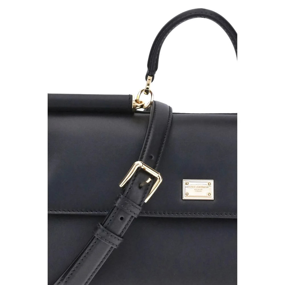 Dolce & Gabbana Sac Bandoulière en Calfskin Noir Bos Taurus - Sacs Bandoulière