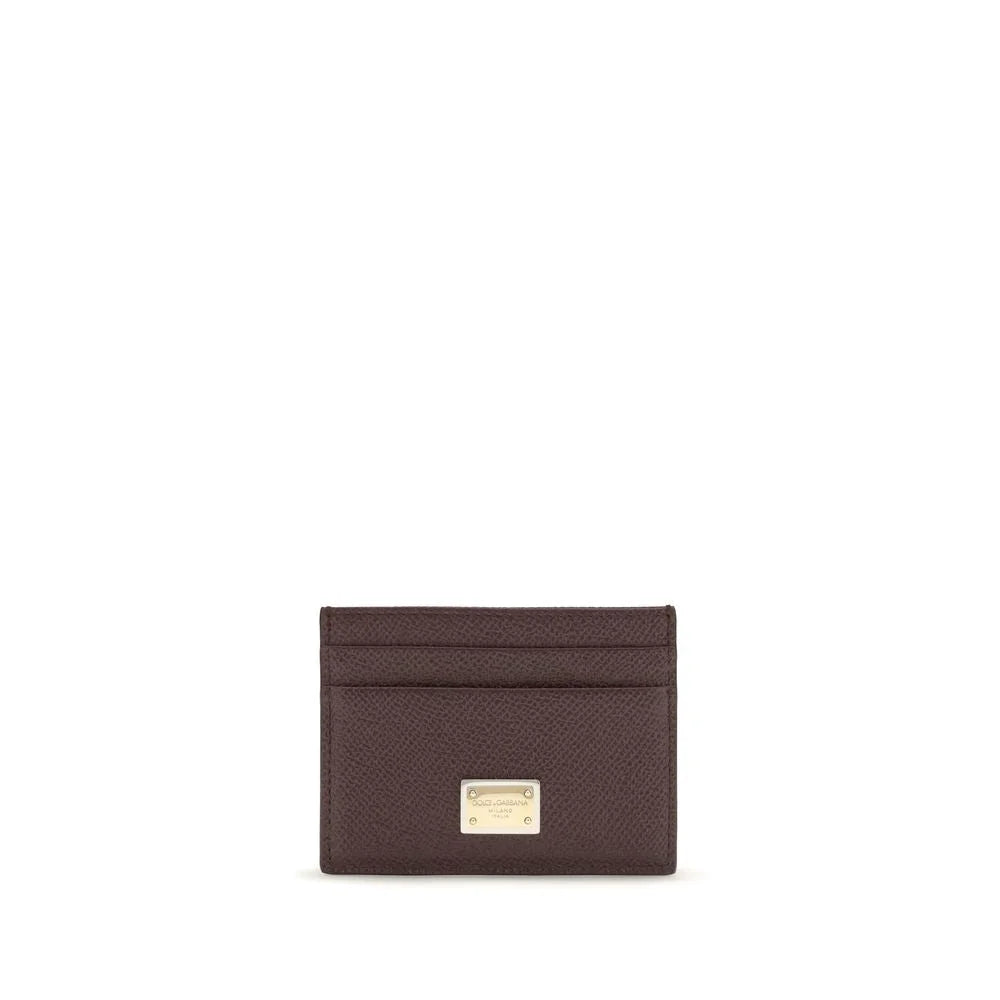 Dolce & Gabbana Black Calf Leather Bos Taurus Wallet