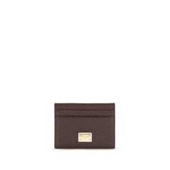 Dolce & Gabbana Black Calf Leather Bos Taurus Wallet