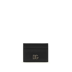 Dolce & Gabbana Black Calf Leather Bos Taurus Wallet