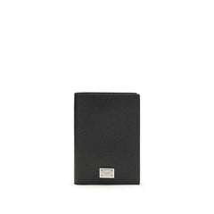 Dolce & Gabbana Black Calf Leather Bos Taurus Wallet