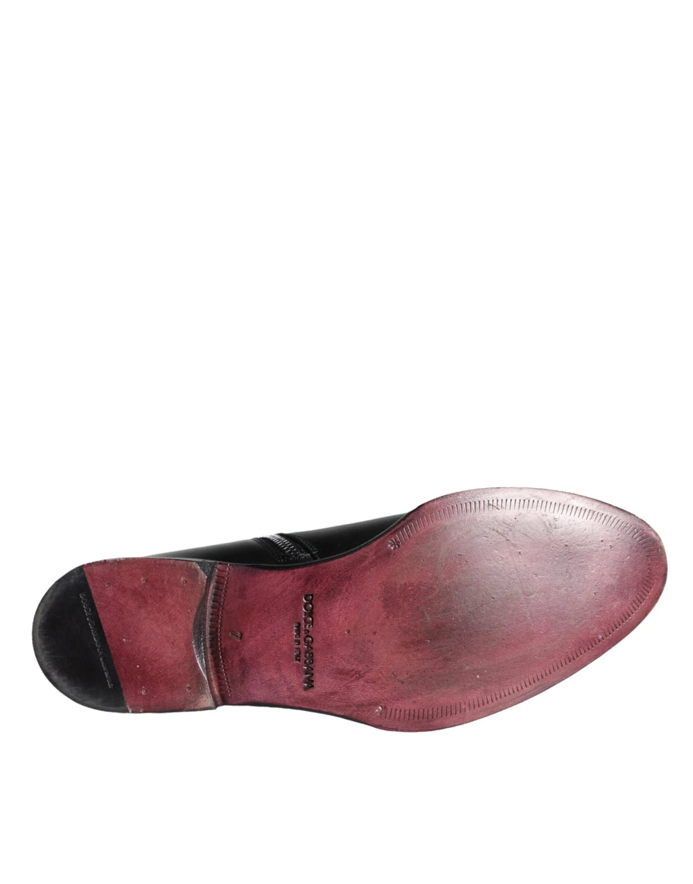 Dolce & Gabbana Black Calf Leather Men Ankle Boots Men Shoes - EU41/US8 - Boots