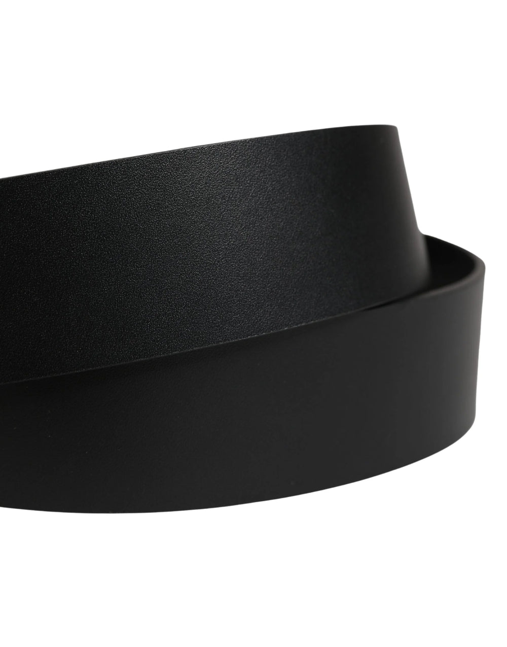 Dolce & Gabbana Svarta Kalvskinn Bälte Med Ornamenterad Metallspänne - 100 cm / 40 Tum
