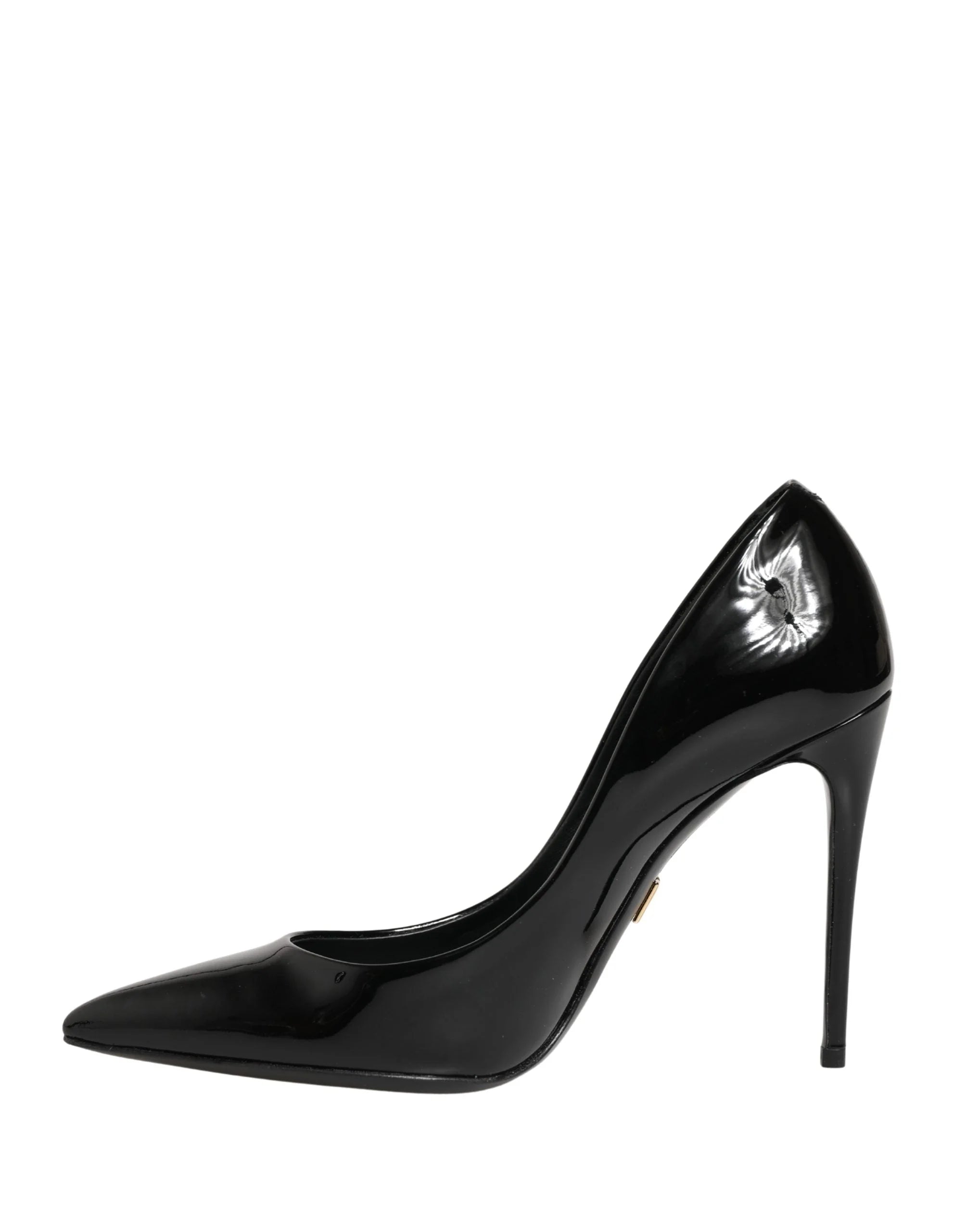 Dolce & Gabbana Black Calf Leather Stiletto Heels Pumps Shoes - EU35.5/US5