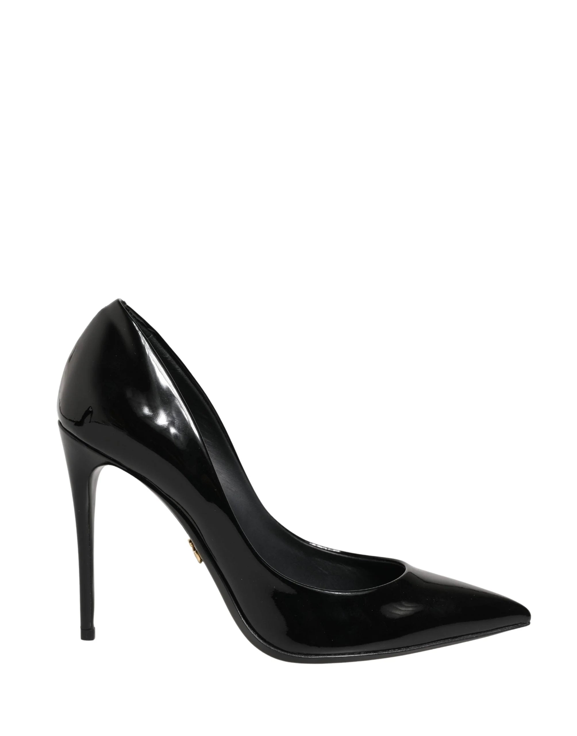 Dolce & Gabbana Black Calf Leather Stiletto Heels Pumps Shoes - EU35.5/US5