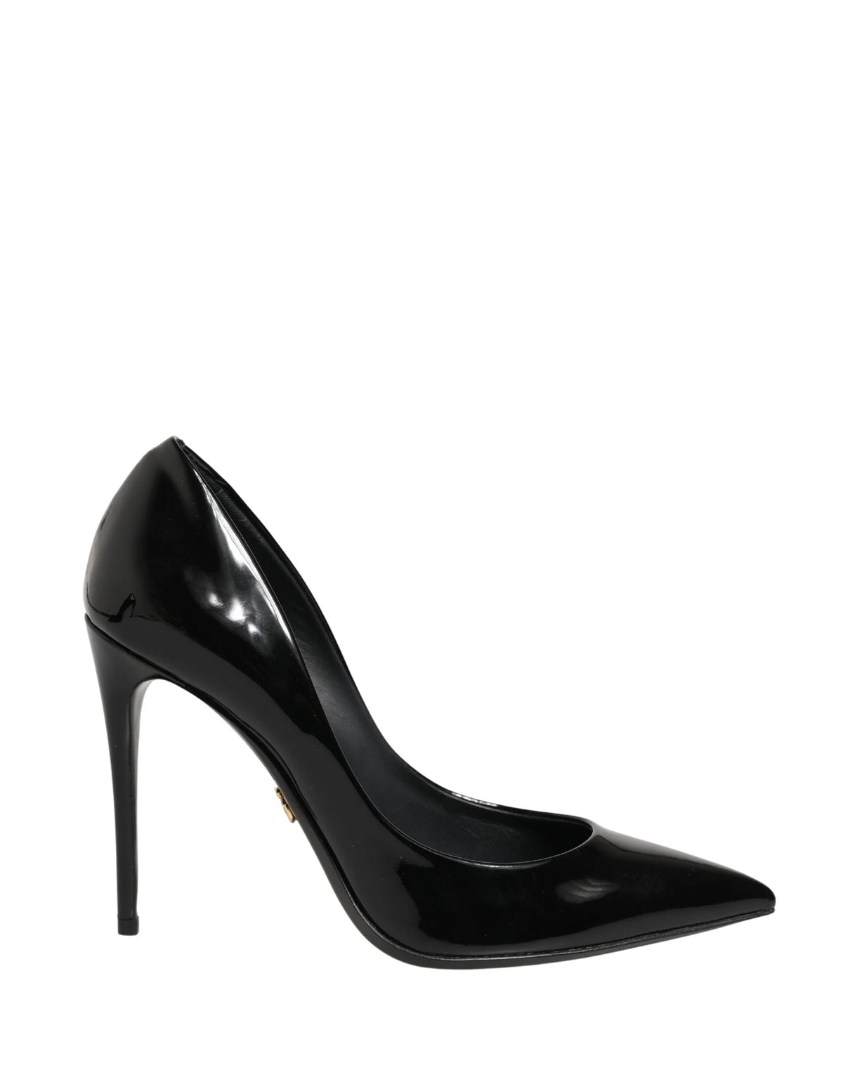 Dolce & Gabbana Black Calf Leather Stiletto Heels Pumps Shoes - EU35.5/US5