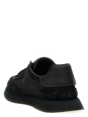 Dolce & Gabbana Black Calfskin Athletic Sneakers