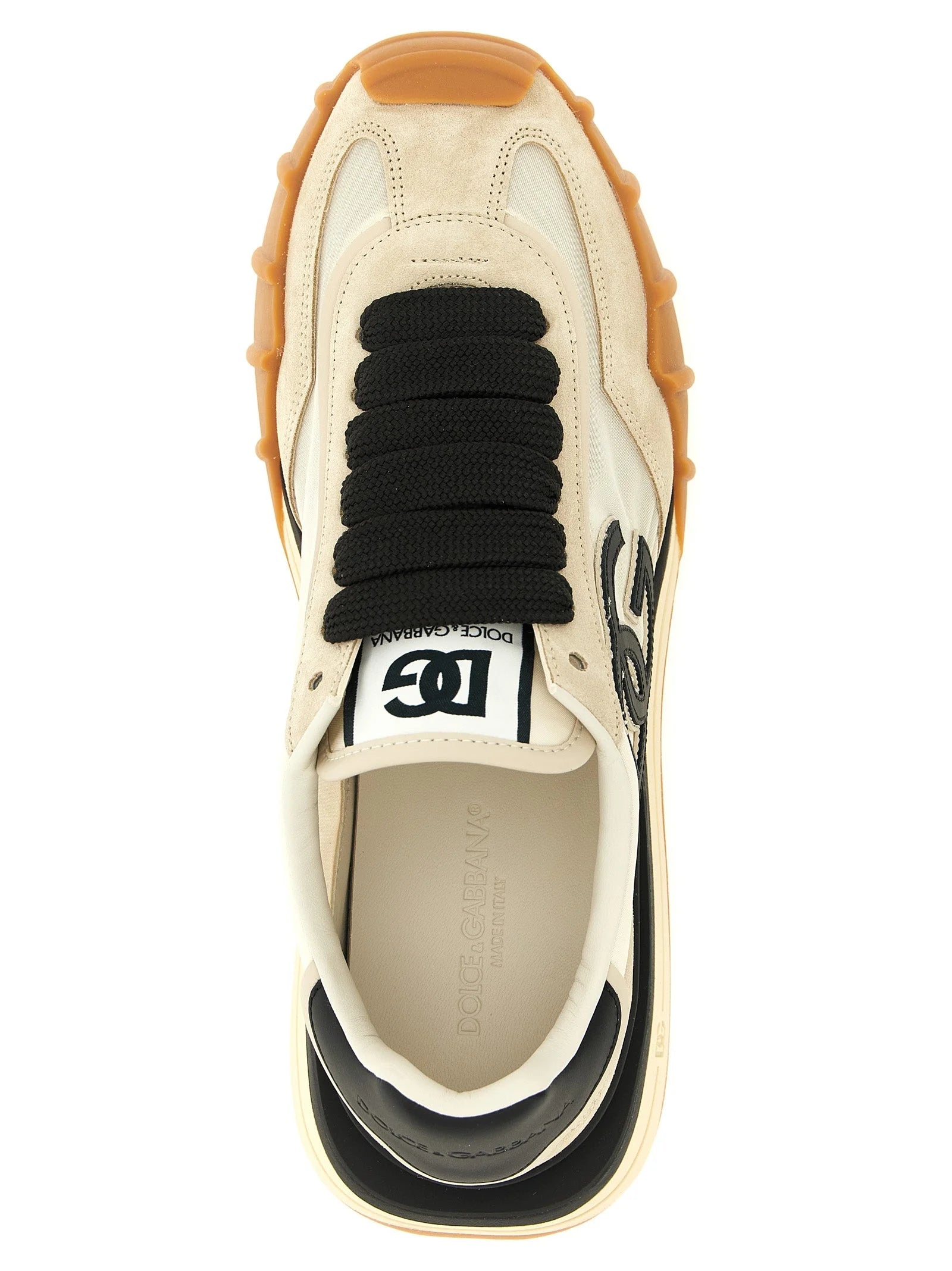 Dolce & Gabbana Black Calfskin Athletic Sneakers - EU44/US11