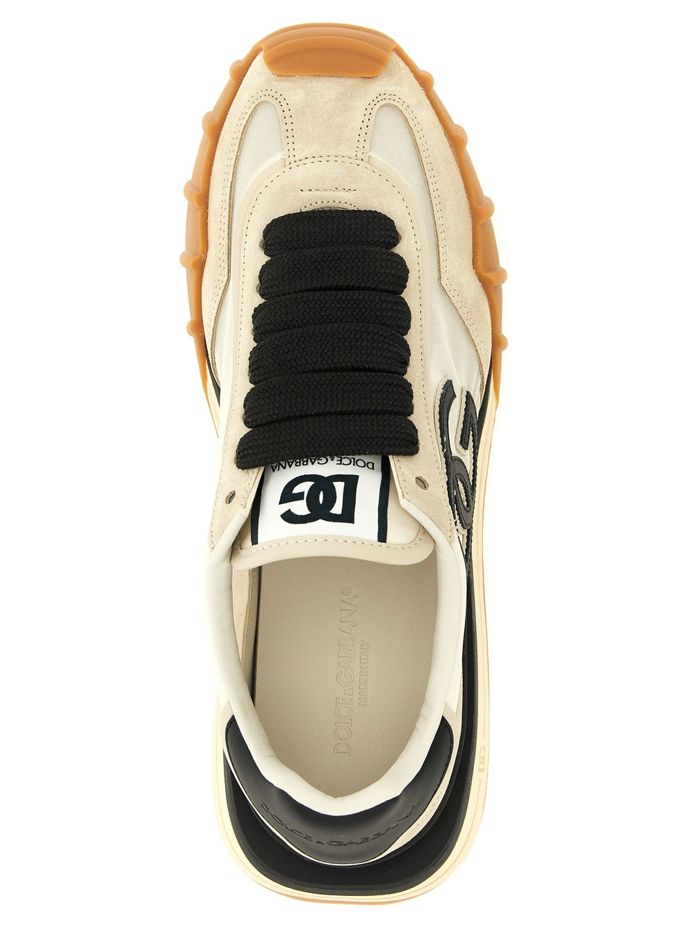 Dolce & Gabbana Black Calfskin Athletic Sneakers - EU44/US11