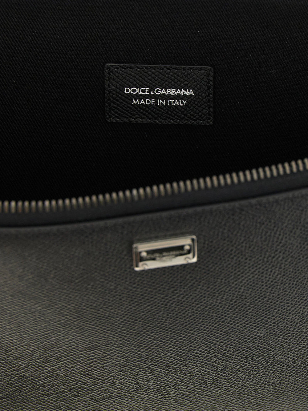 Dolce & Gabbana Black Calfskin Clutch Bag