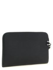 Dolce & Gabbana Black Calfskin Clutch Bag