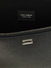 Dolce & Gabbana Black Calfskin Clutch Bag