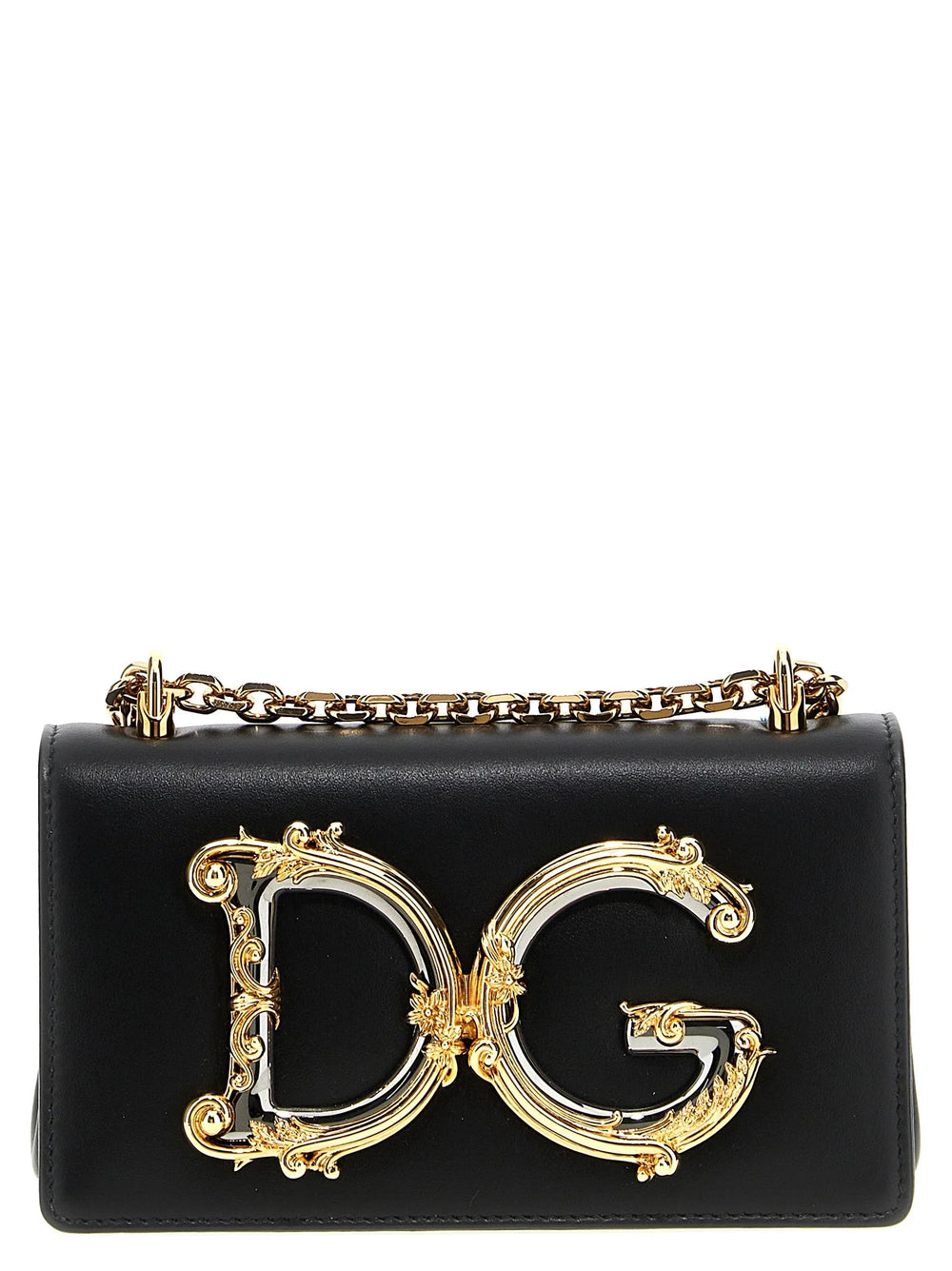 Dolce & Gabbana Black Calfskin Crossbody Bag