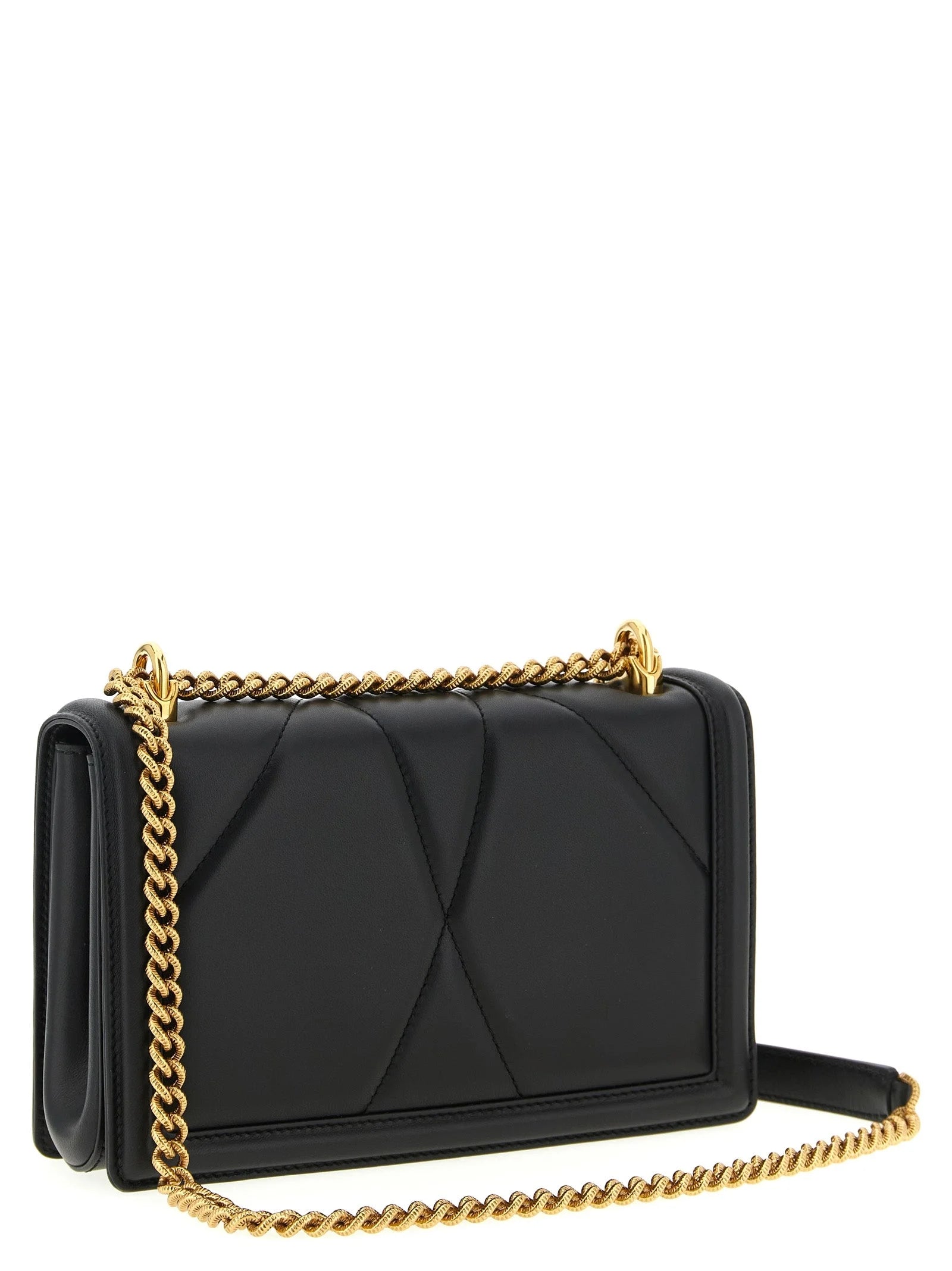 Dolce & Gabbana Black Calfskin Crossbody Bag