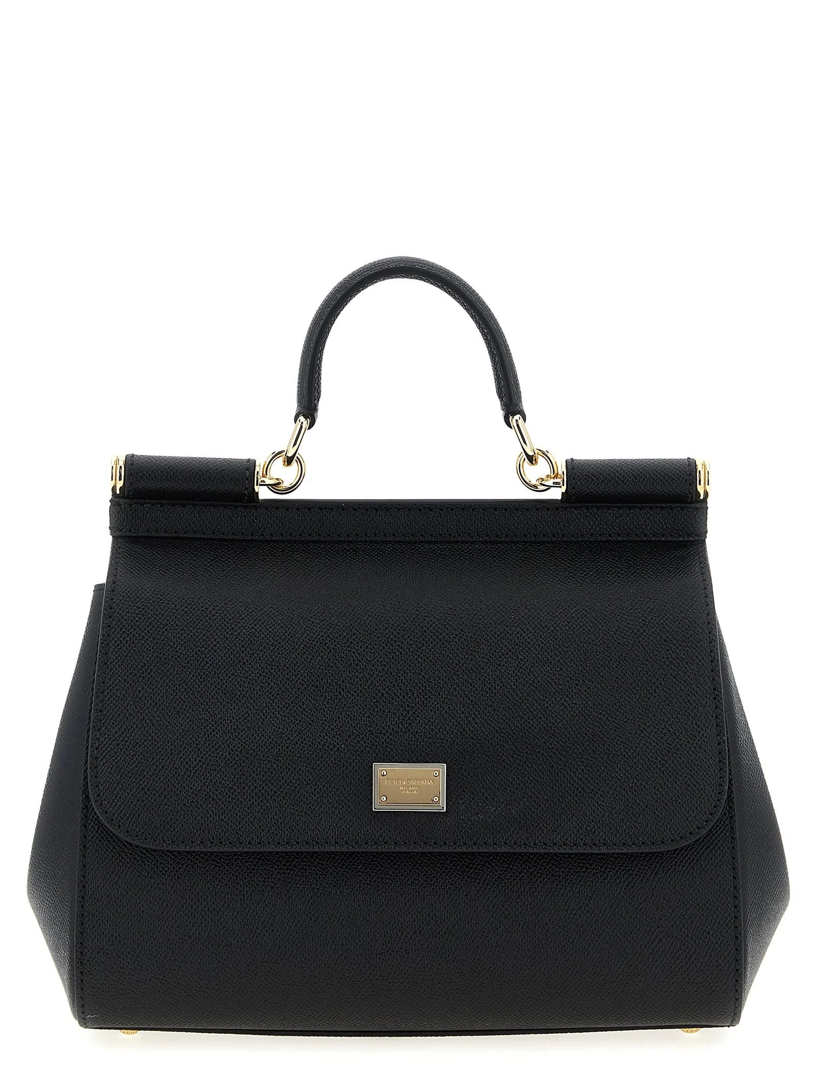 Dolce & Gabbana Black Calfskin Handbag