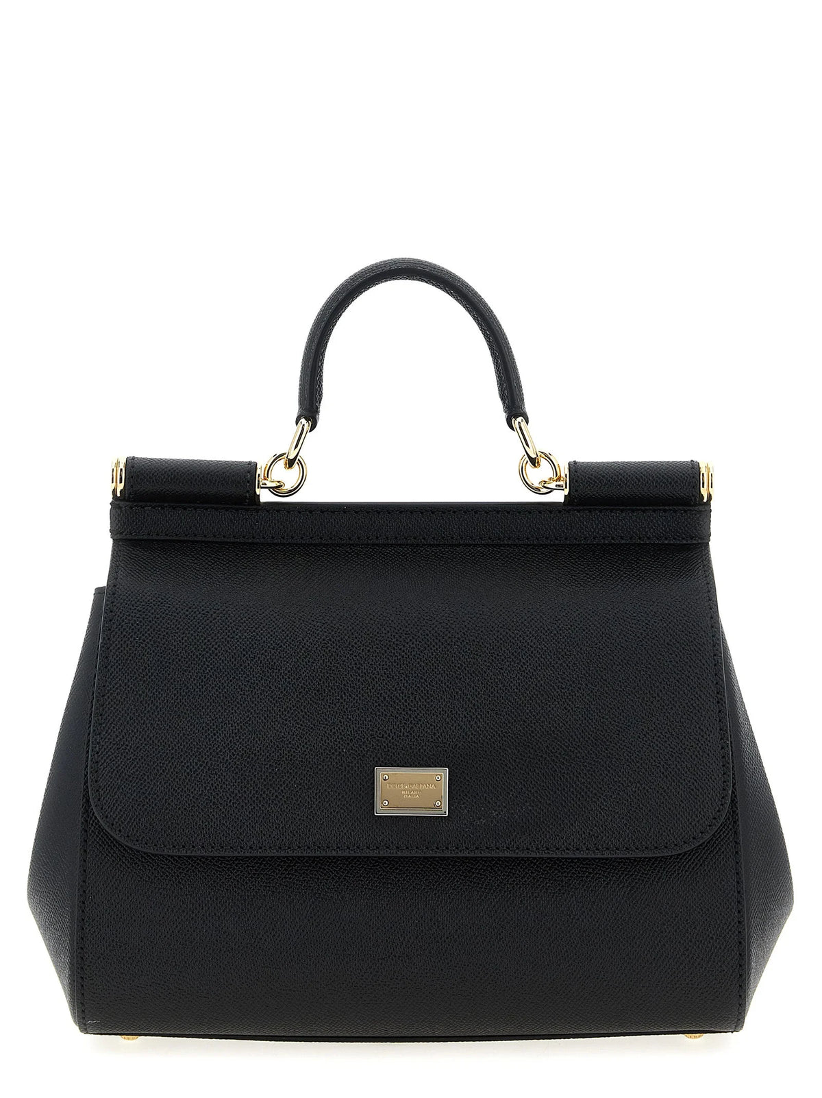 Dolce & Gabbana Black Calfskin Handbag
