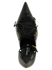 Dolce & Gabbana Black Calfskin High Heel Pumps
