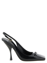 Dolce & Gabbana Black Calfskin High Heel Pumps