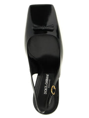 Dolce & Gabbana Black Calfskin High Heel Pumps