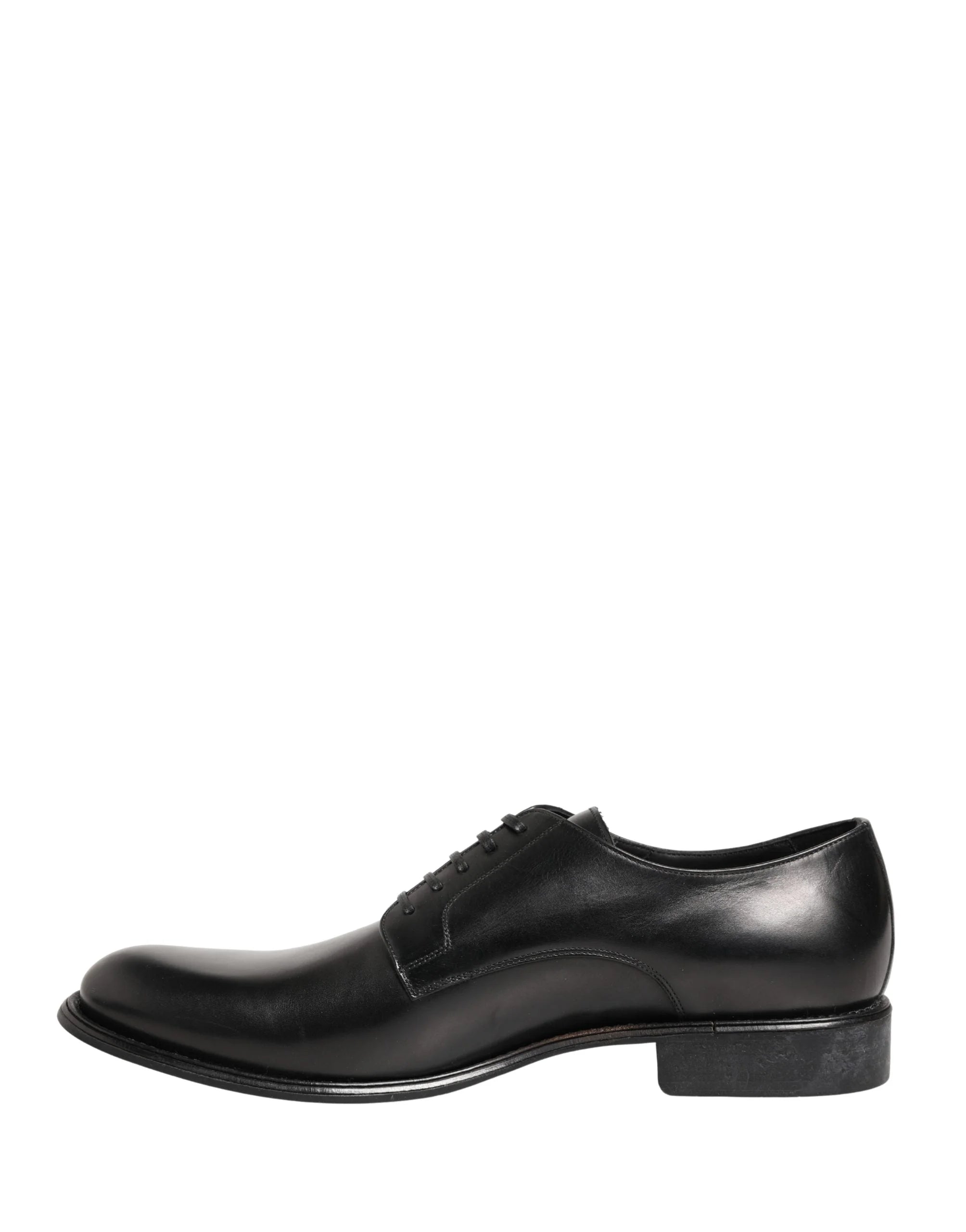Boty Dolce & Gabbana - černé kožené derby pánské společenské boty