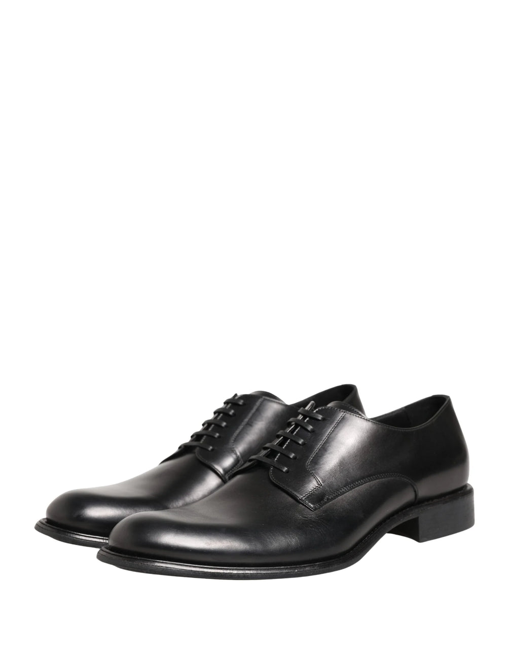 Boty Dolce & Gabbana - černé kožené derby pánské společenské boty