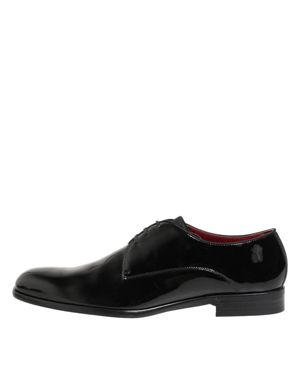 Dolce & Gabbana Black Calfskin Leather Derby Men Dress Shoes - EU42/US9