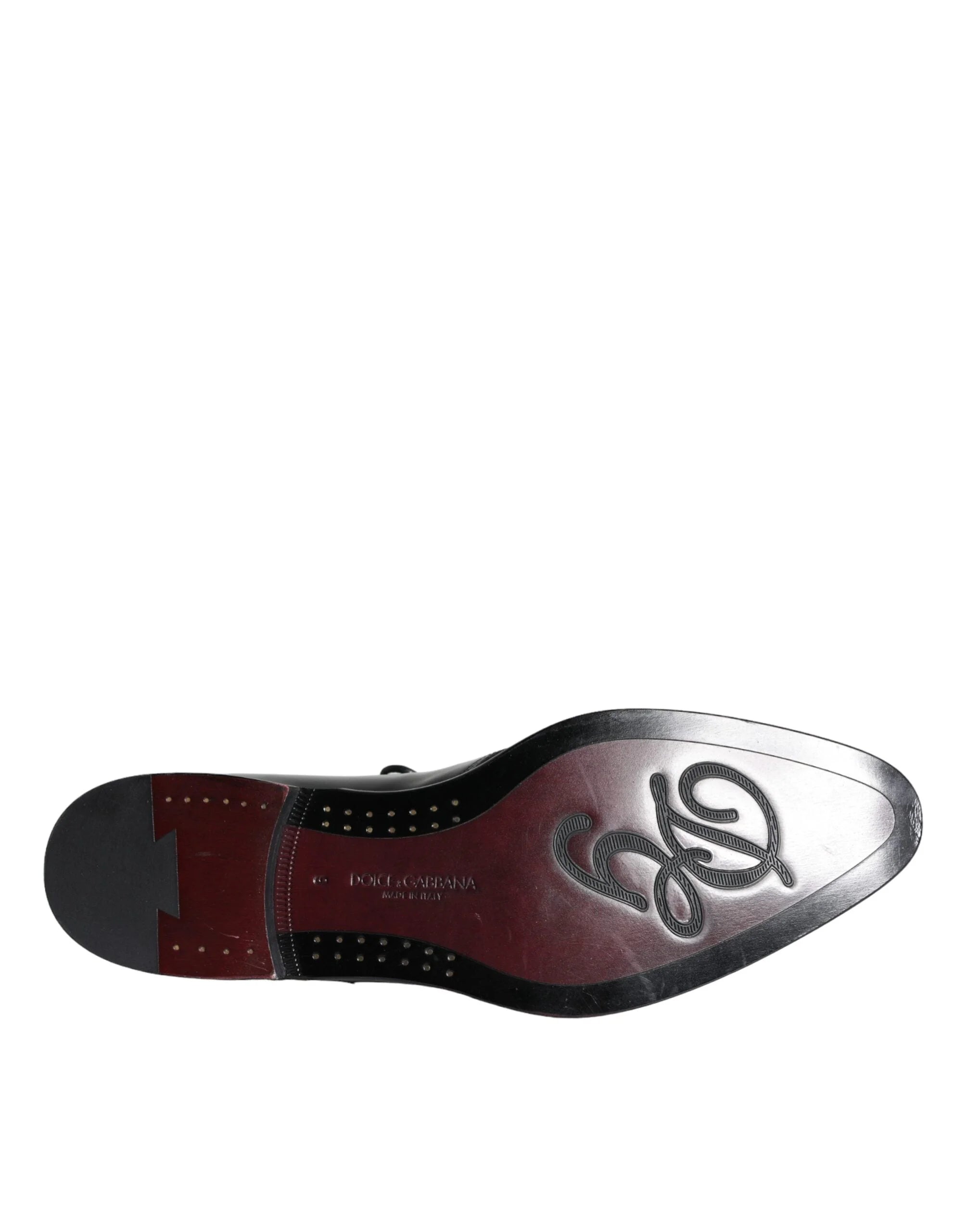 Zapatos Derby de vestir de piel de ternero negros Dolce & Gabbana para hombre - EU43/US10