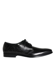 Zapatos Derby de vestir de piel de ternero negros Dolce & Gabbana para hombre - EU43/US10