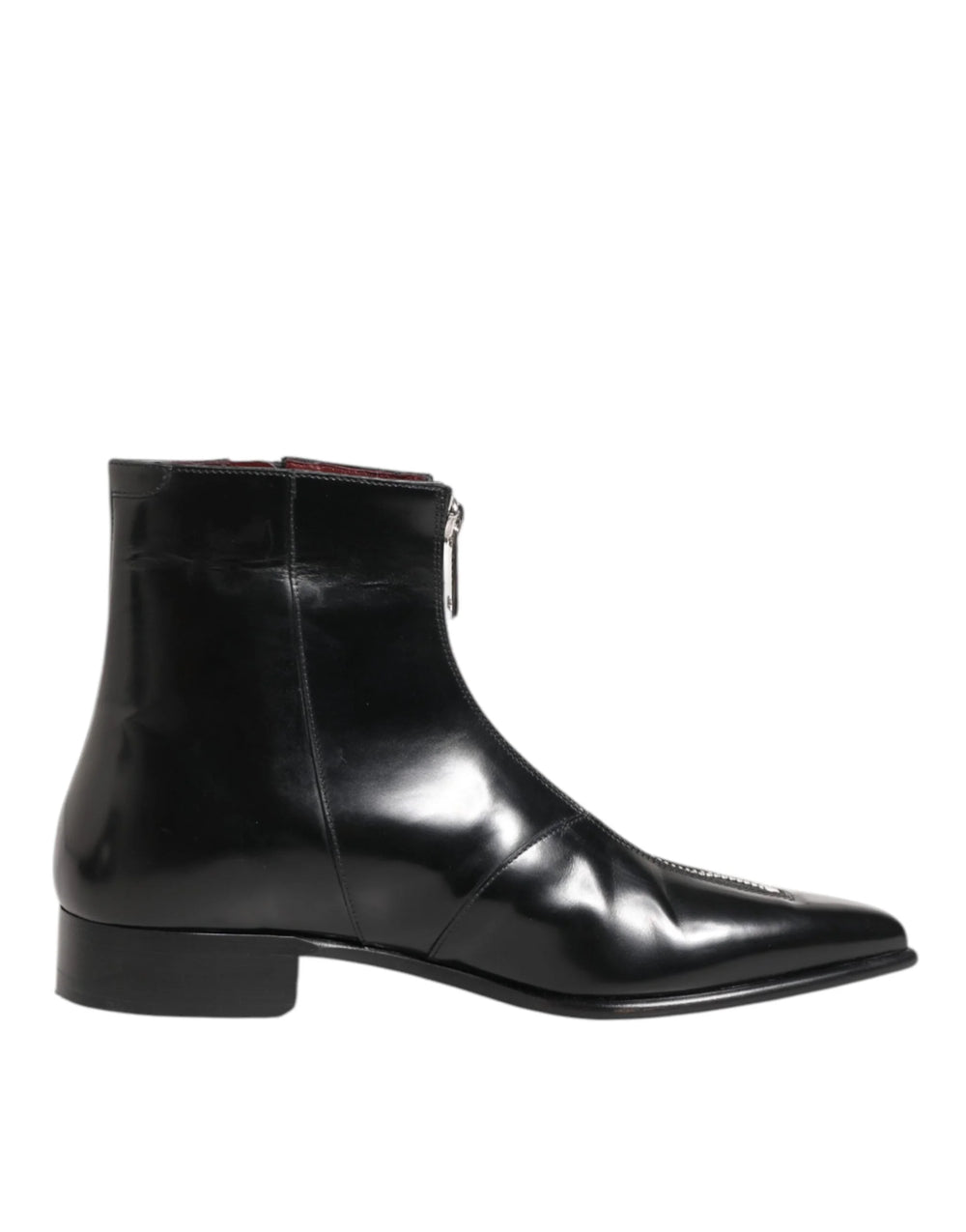 Dolce & Gabbana Black Calfskin Leather Men SHORT Boots Shoes - EU 41 | US 8 - Boots