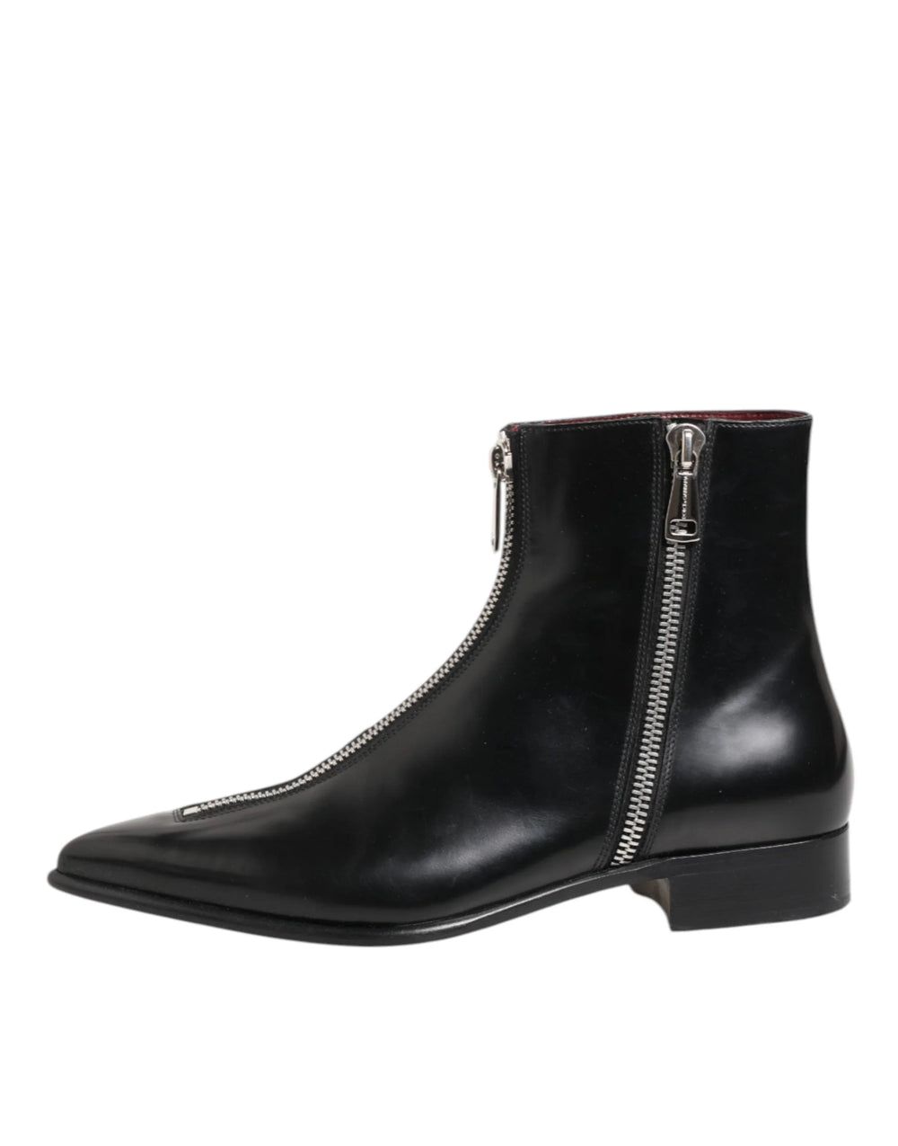 Dolce & Gabbana Black Calfskin Leather Men SHORT Boots Shoes - EU 41 | US 8 - Boots