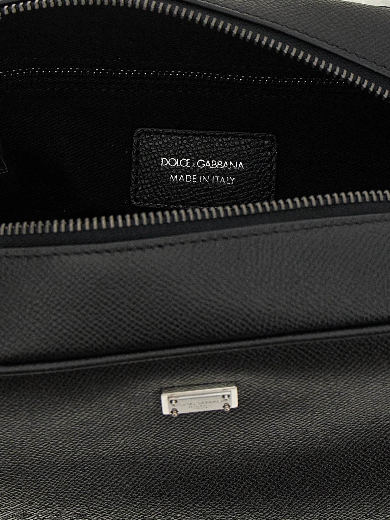 Dolce & Gabbana Black Calfskin Leather Wallet