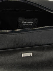 Dolce & Gabbana Black Calfskin Leather Wallet