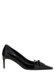 Dolce & Gabbana Black Calfskin Mid Heel Pumps - EU37/US7