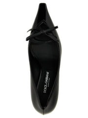 Dolce & Gabbana Black Calfskin Mid Heel Pumps - EU37/US7